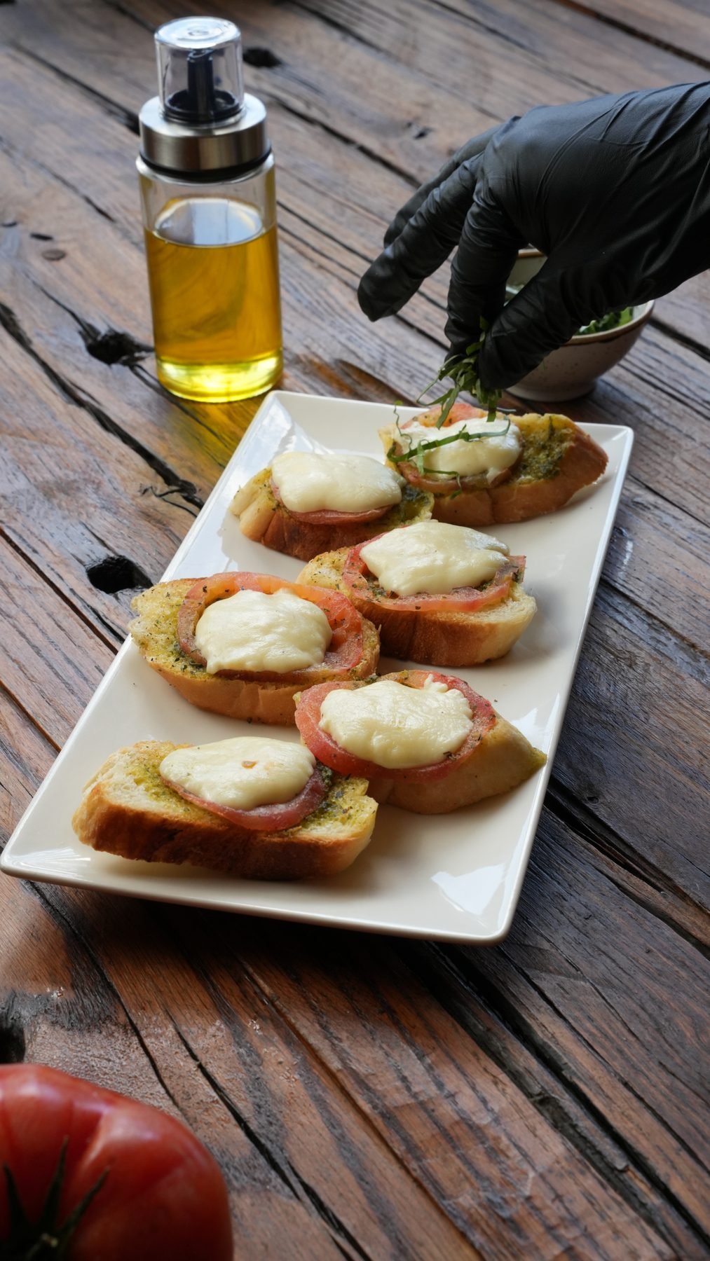 Bruschettas y entradas para compartir